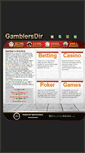 Mobile Screenshot of gamblersdir.com
